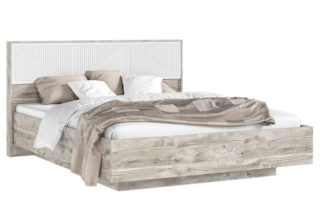 Krovat silvija parjaschaja 16 s pm dub jukon brash vajt mif 1 1200x800