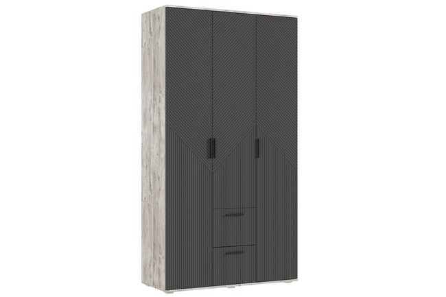 Shkaf silvija 3 stv dub jukon brash grafit mif 1 1200x800