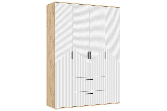 Shkaf silvija 4 stv dub kraft zolotoj brash vajt mif 1 1200x800