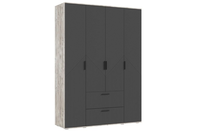 Shkaf silvija 4 stv dub jukon brash grafit mif 1 1200x800