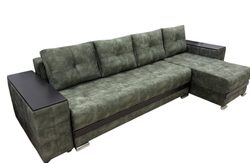Divan uglovoj mila 2 t2 325 temno zelenyj