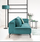 Echo sofa bellis turkusowa tkanina